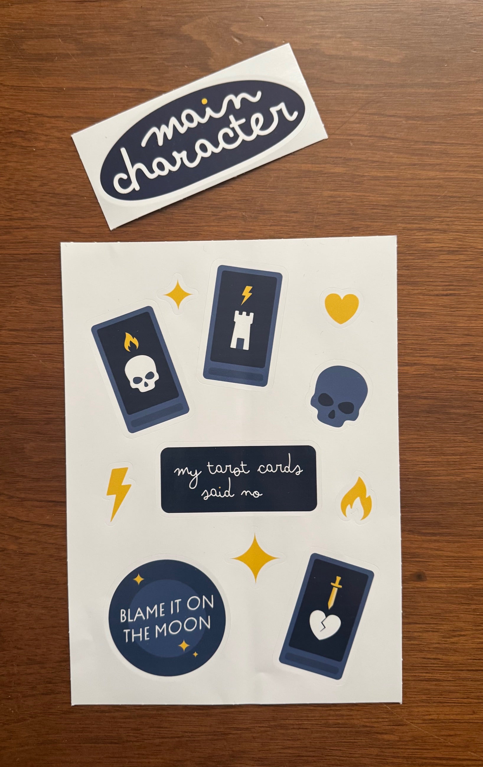 Tarot Cards Said No Sticker Pack