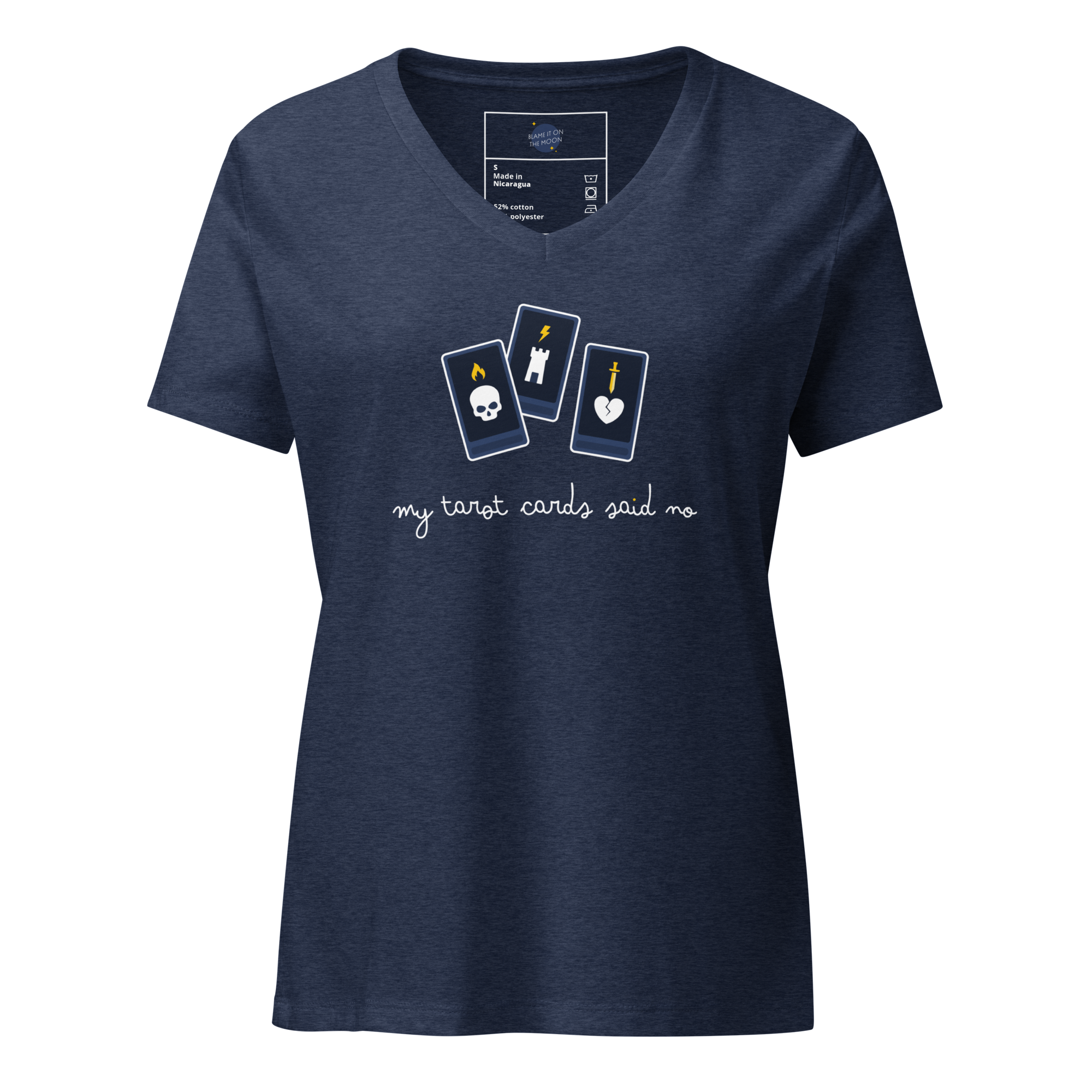 Tarot Cards Said No V-neck